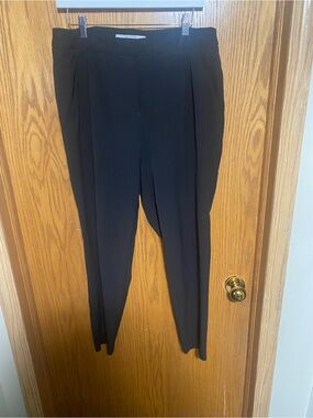 Dynamite Black High-Waist Tailored Pants
